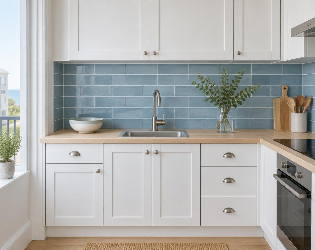Small Spaces & Renters: a blue-led coastal interior